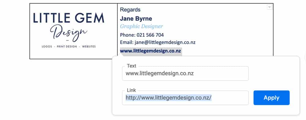 Branded email signature - Graphic Designer | Branding & Logo Design ...