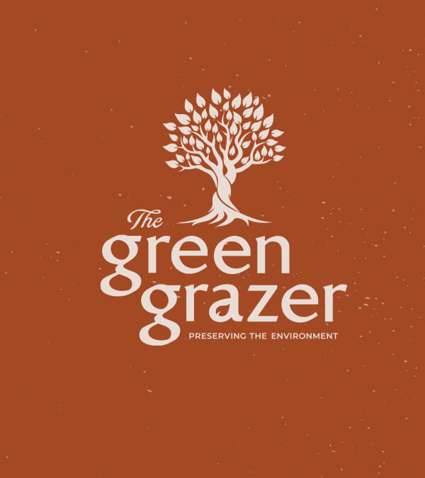 The Green Grazer Logo Design