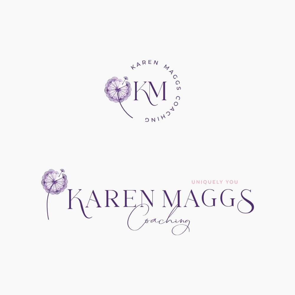 Karen Maggs secondary logo design