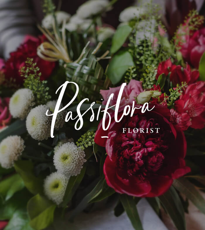 Passiflora Florist logo design