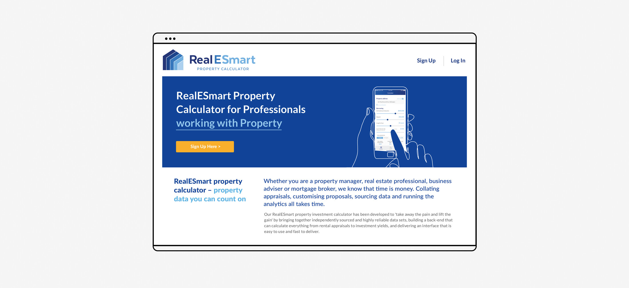 RealESmart website design